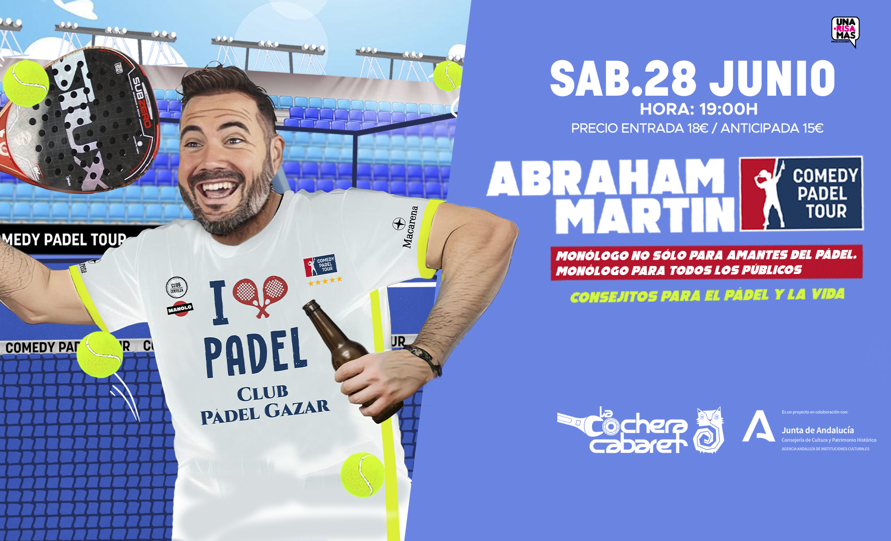 COMEDY PADEL TOUR | CONSEJITOS PARA EL PÁDEL Y LA VIDA COMEDY PADEL TOUR | CONSEJITOS PARA EL PÁDEL Y LA VIDA
