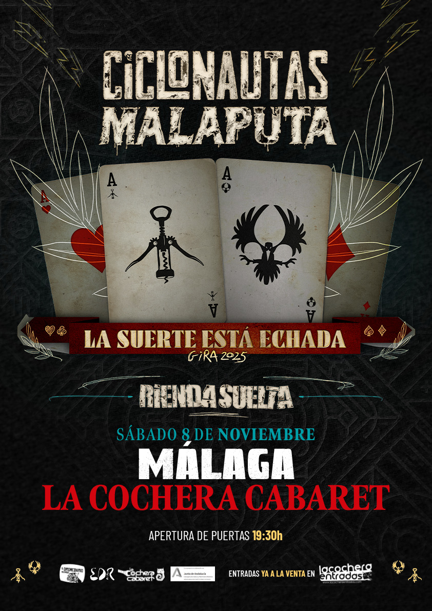 RIENDA SUELTA, CICLONAUTAS Y MALAPUTA