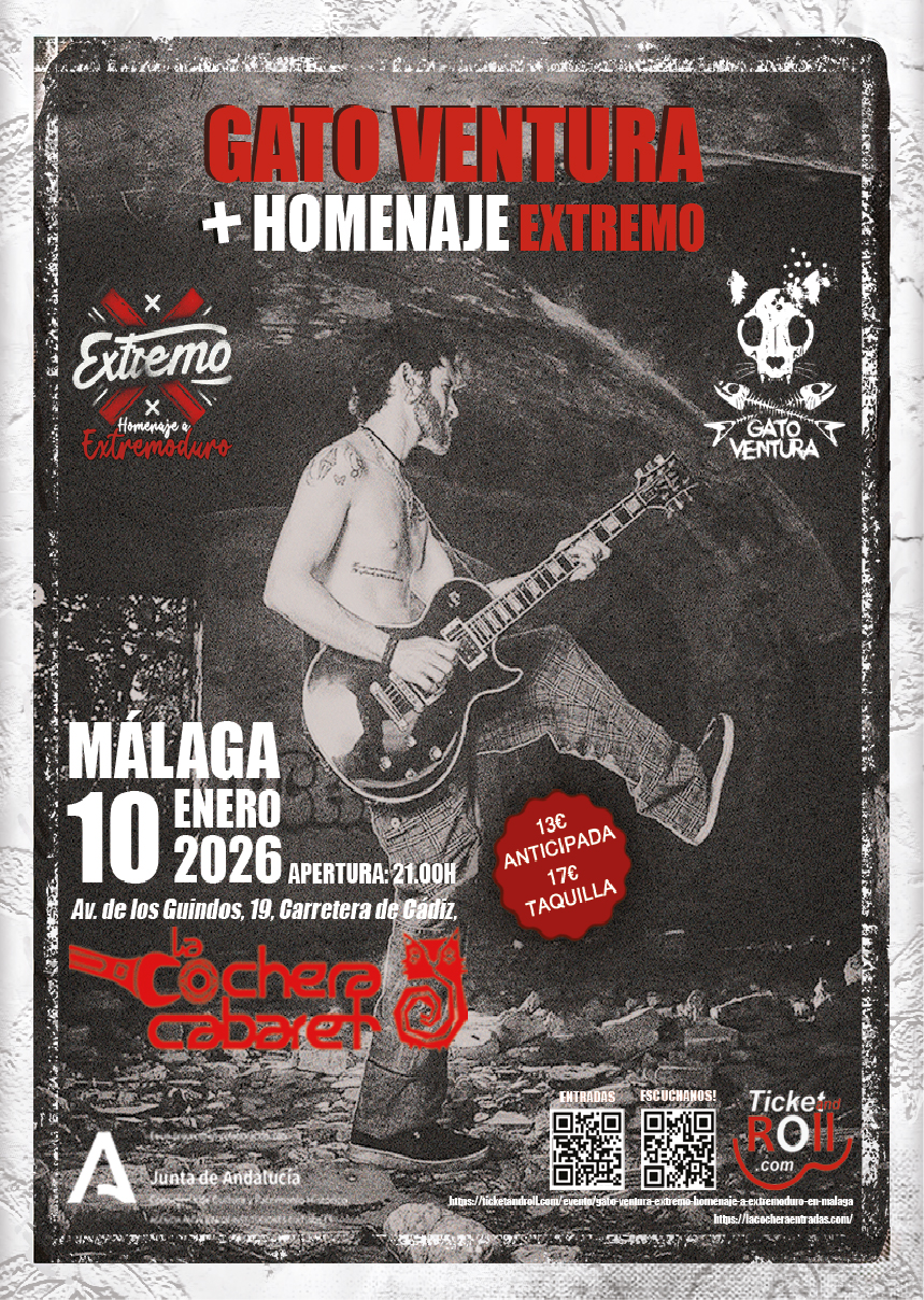 GATO VENTURA + HOMENAJE EXTREMODURO