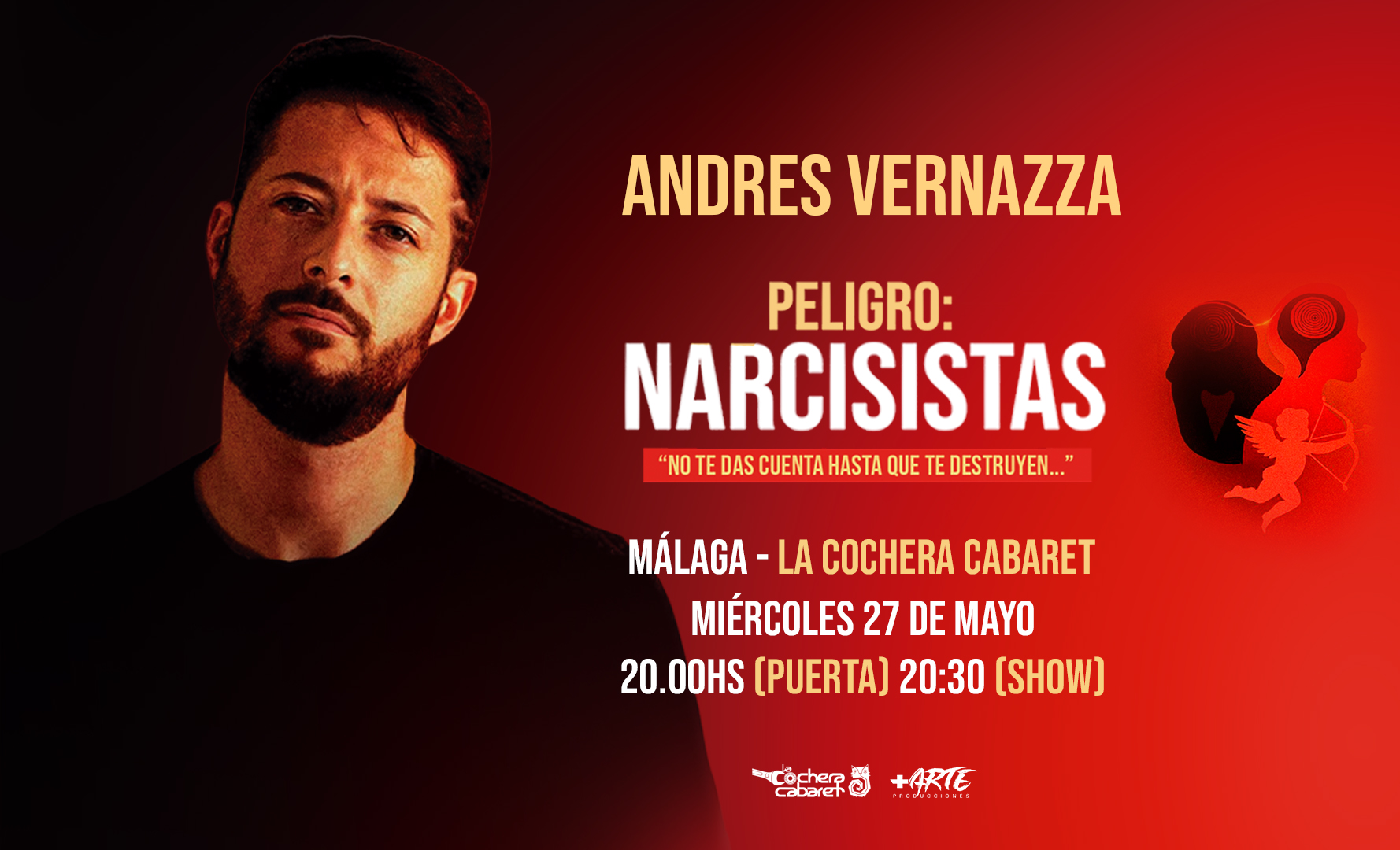 ANDRÉS VERNAZZA "PELIGRO: NARCICISTAS"