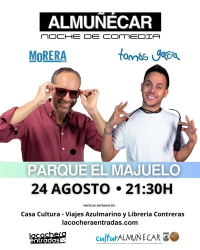 NOCHE DE COMEDIA con Morera y Tomás García