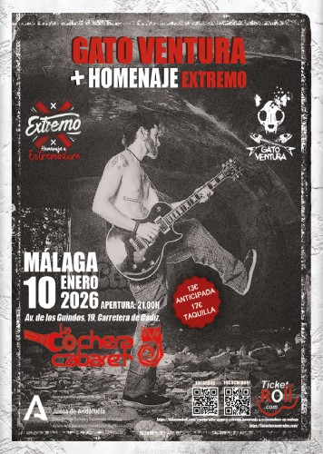 GATO VENTURA + HOMENAJE EXTREMODURO